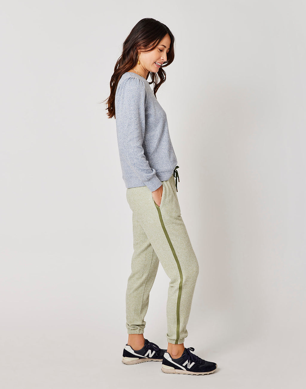 Chelsea Jogger: Olive Heather