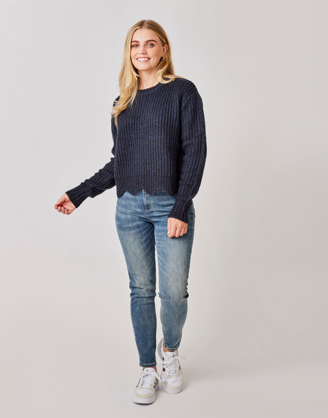 Groton Sweater: Navy Heather