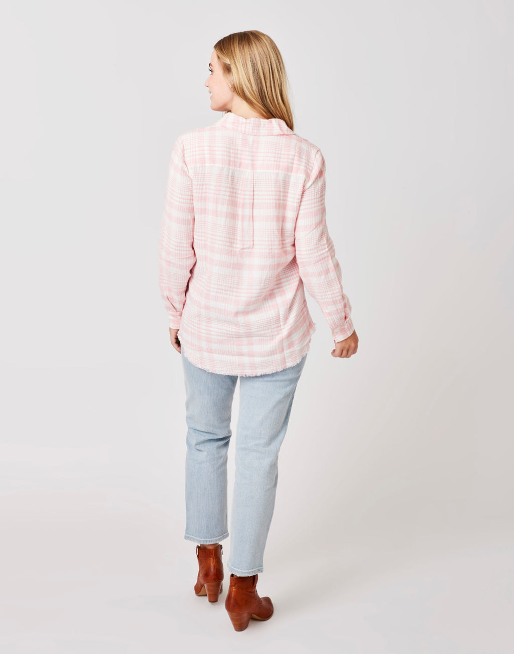 Sawyer Twill: Grapefruit Plaid