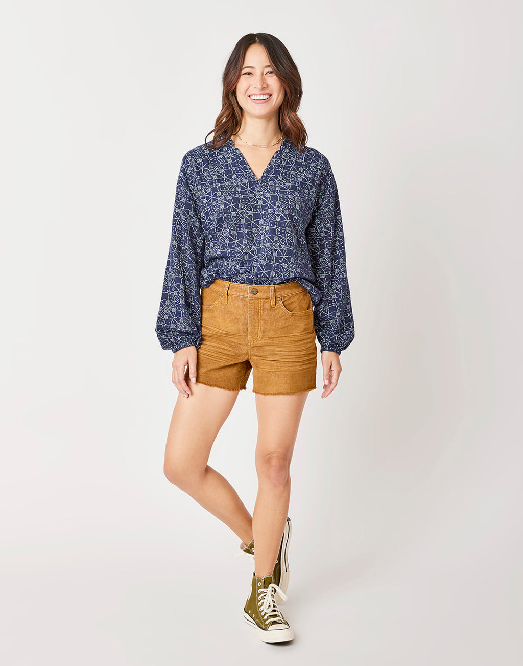Oahu Hi Rise 4" Short: Cocoa