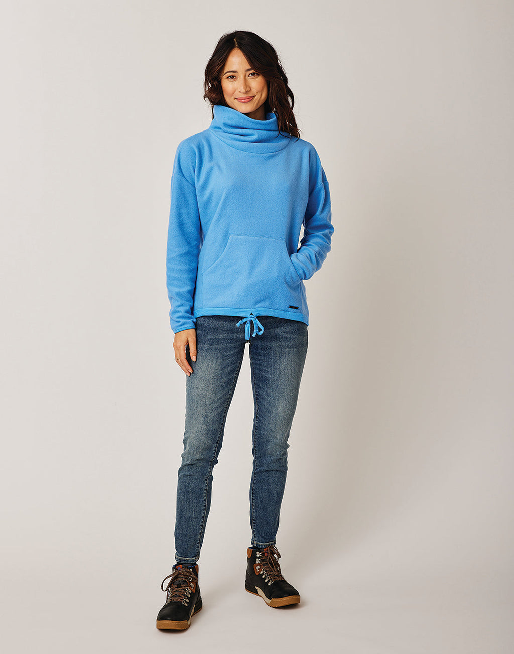 Rowayton Cowl Neck: Bluebay