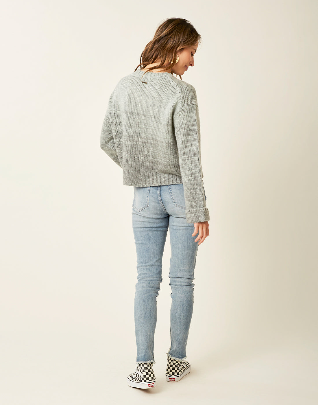 Estes Ombre Sweater: Thyme Fade - FINAL SALE