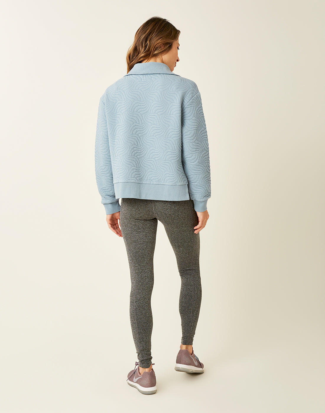 Incline Tight: Black Grey Herringbone