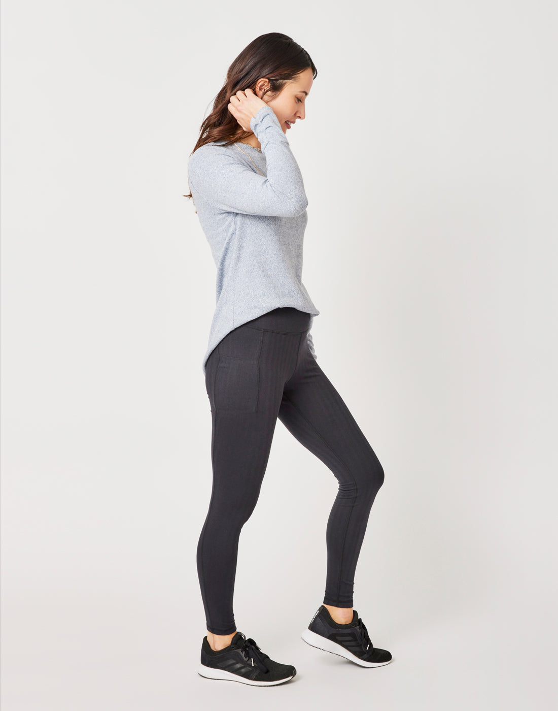 Chelsea Top: Navy Heather