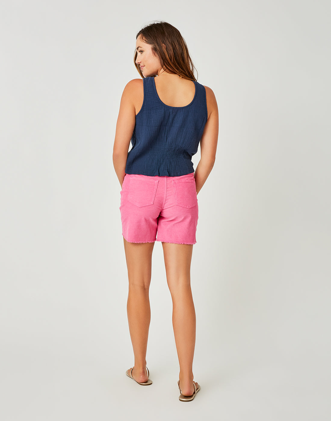 Oahu Hi Rise 6" Short: Fuchsia