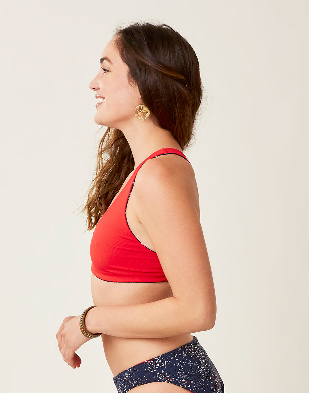 La Jolla Reversible Top: Geneva/Rosella - FINAL SALE