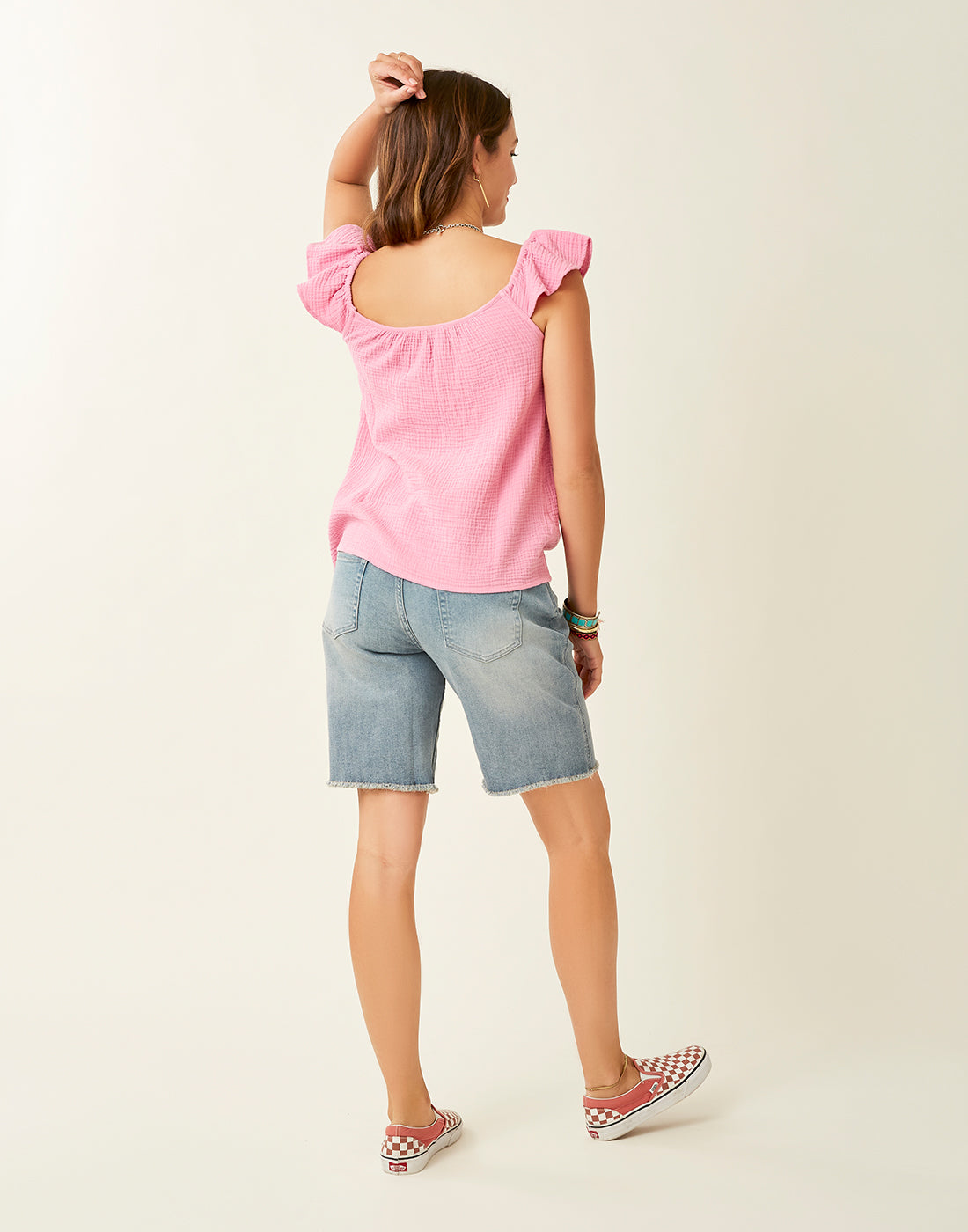 Corrine Top: Light Fuchsia