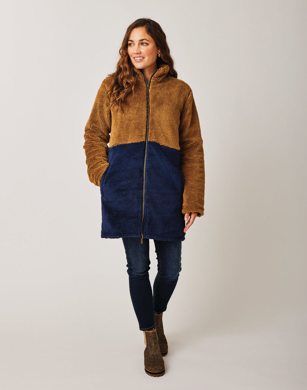 Mason Reversible Jacket: Cocoa/Navy