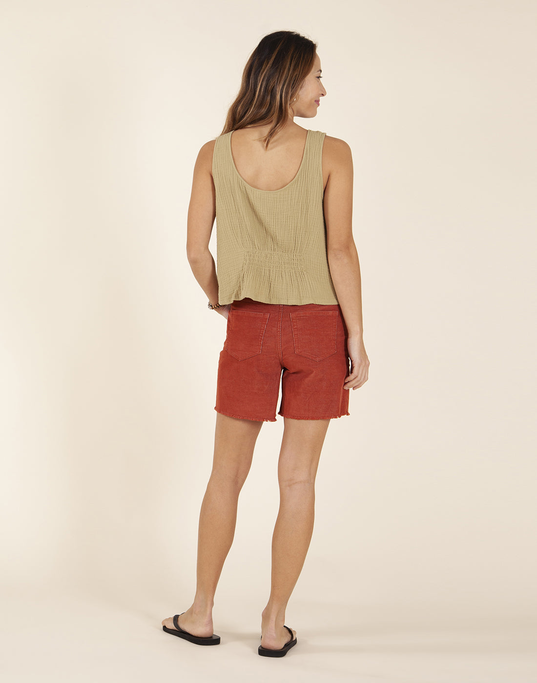 Oahu Hi Rise 6" Short: Dark Coral