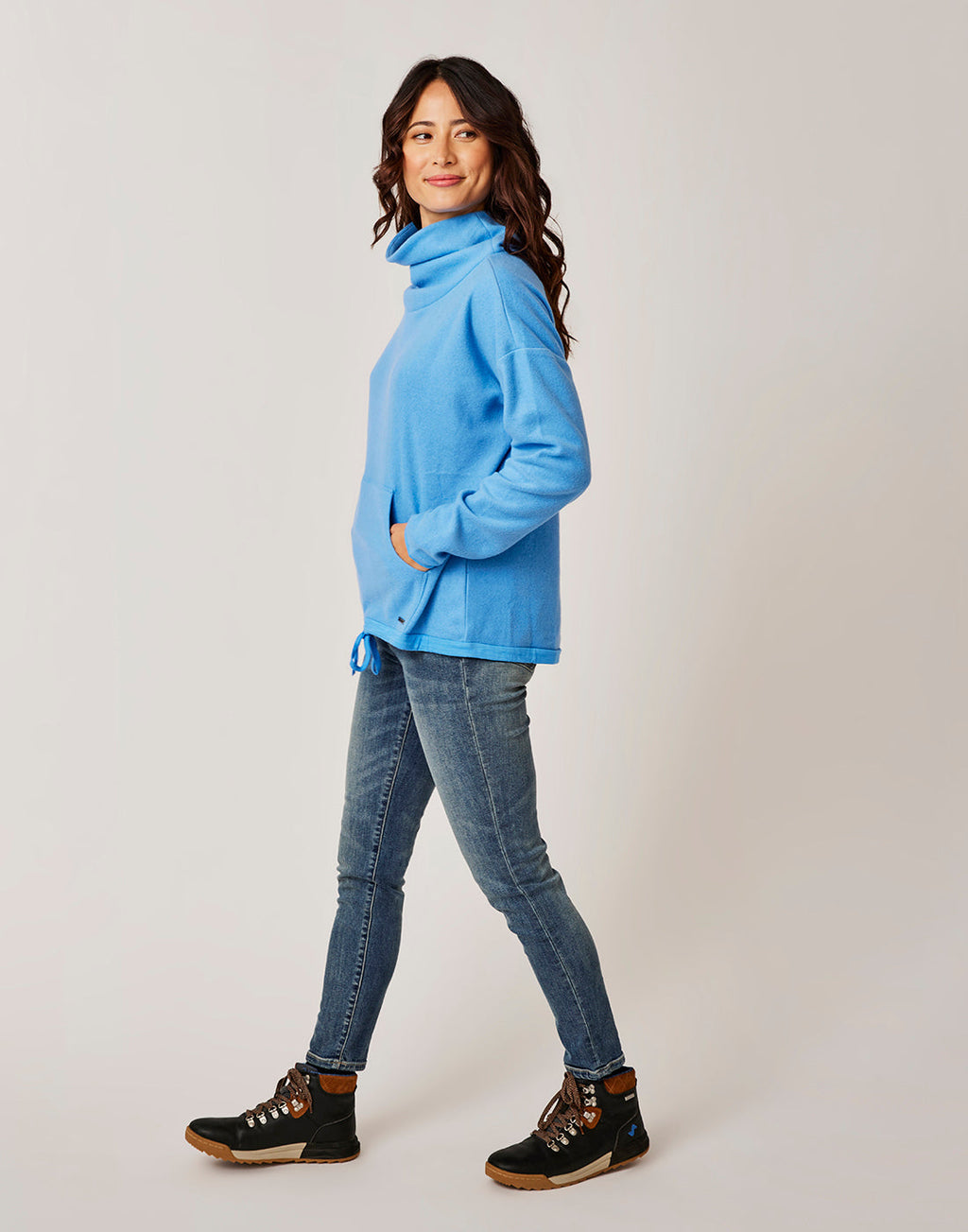 Rowayton Cowl Neck: Bluebay