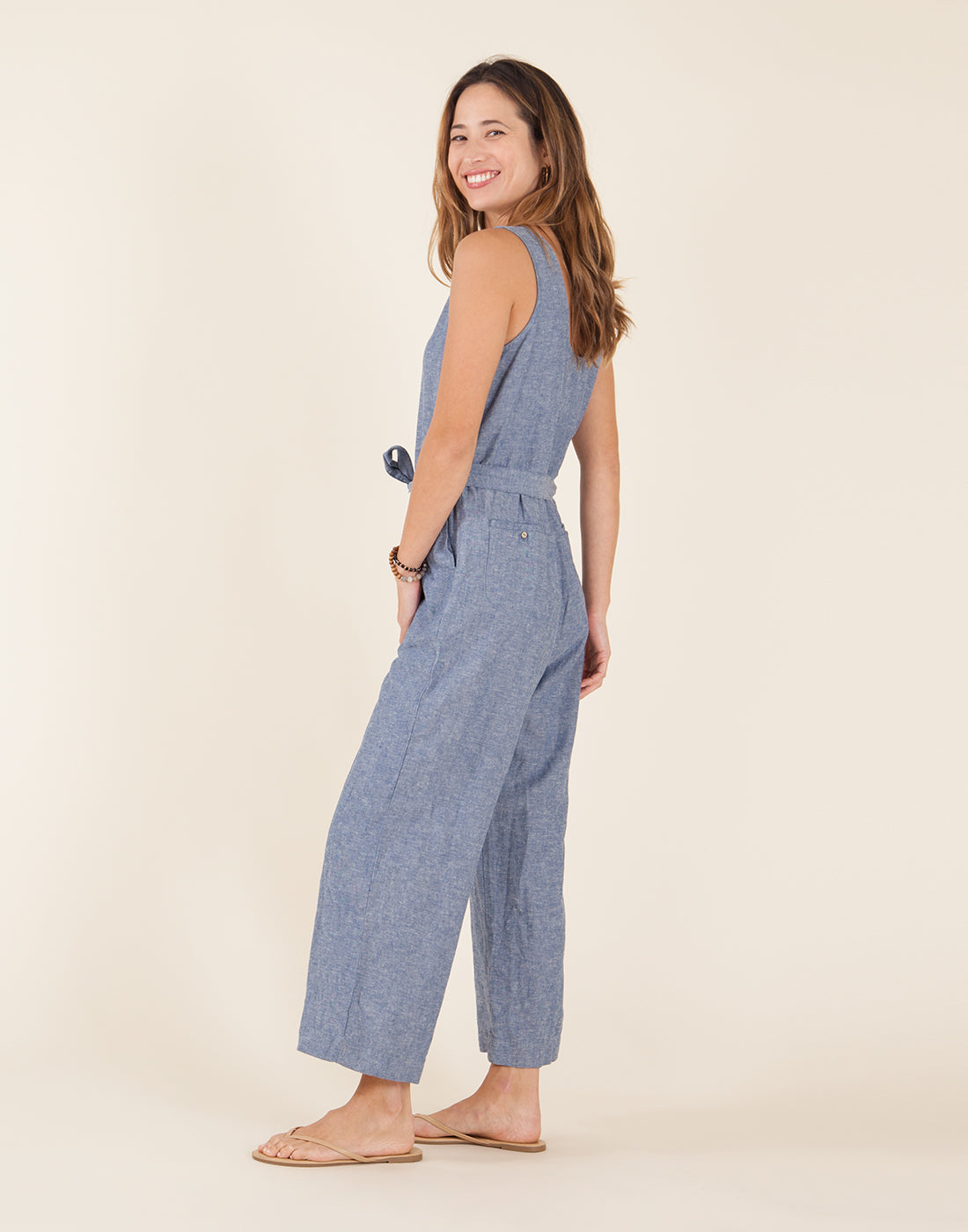 Bonfire Jumpsuit: Blue Chambray - FINAL SALE